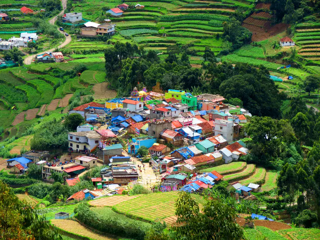 Vattavada highland landscape near Munnar