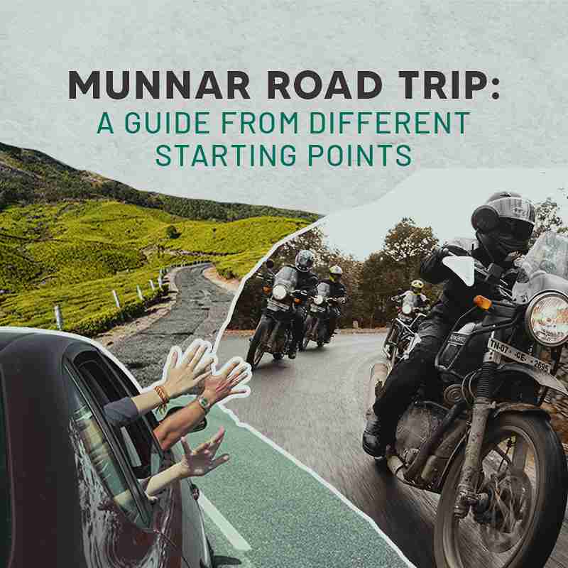 Munnar Road Trip: A Guide from Different Starting Points