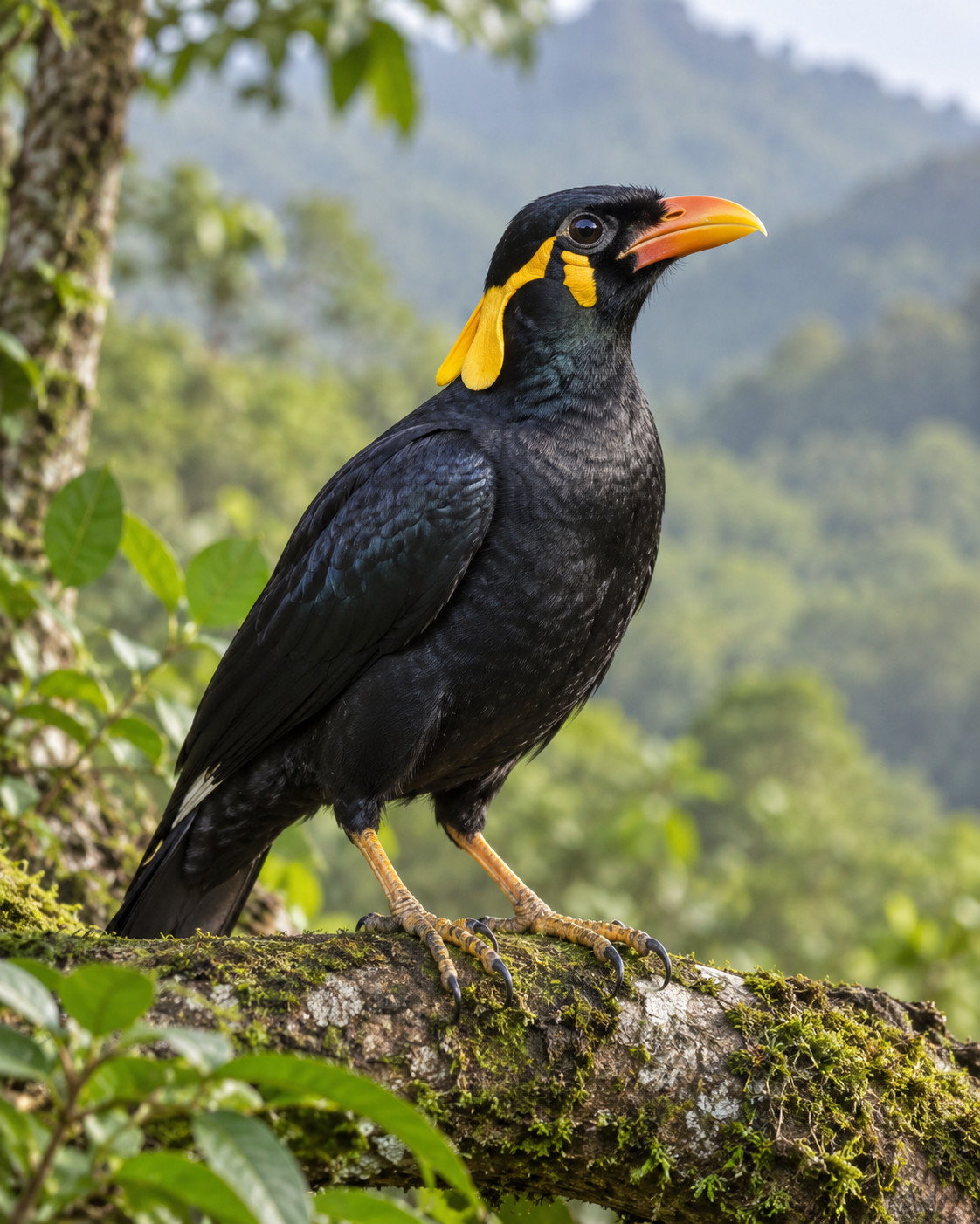 Southern Hill Myna or Southern Grackle at Blackberry Hills