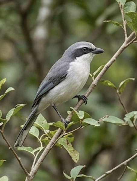 Pied Bush Shrike at Blackberry Hills