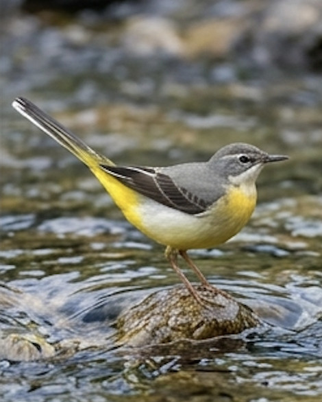 Grey Wagtail at Blackberry Hills