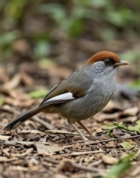 Grey Breasted Laughing Thrush at Blackberry Hills