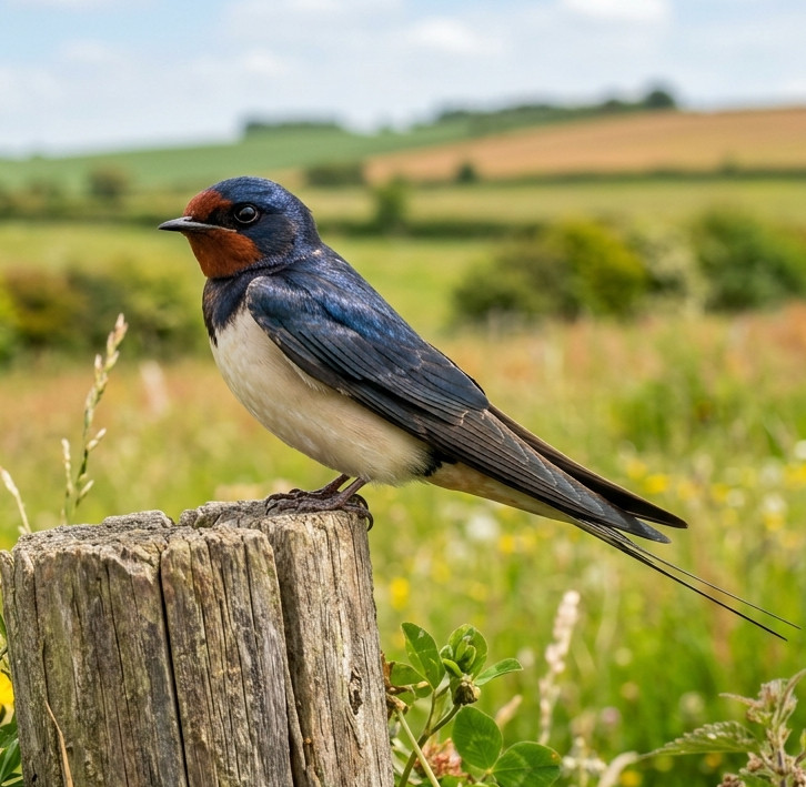 Common Swallow at Blackberry Hills