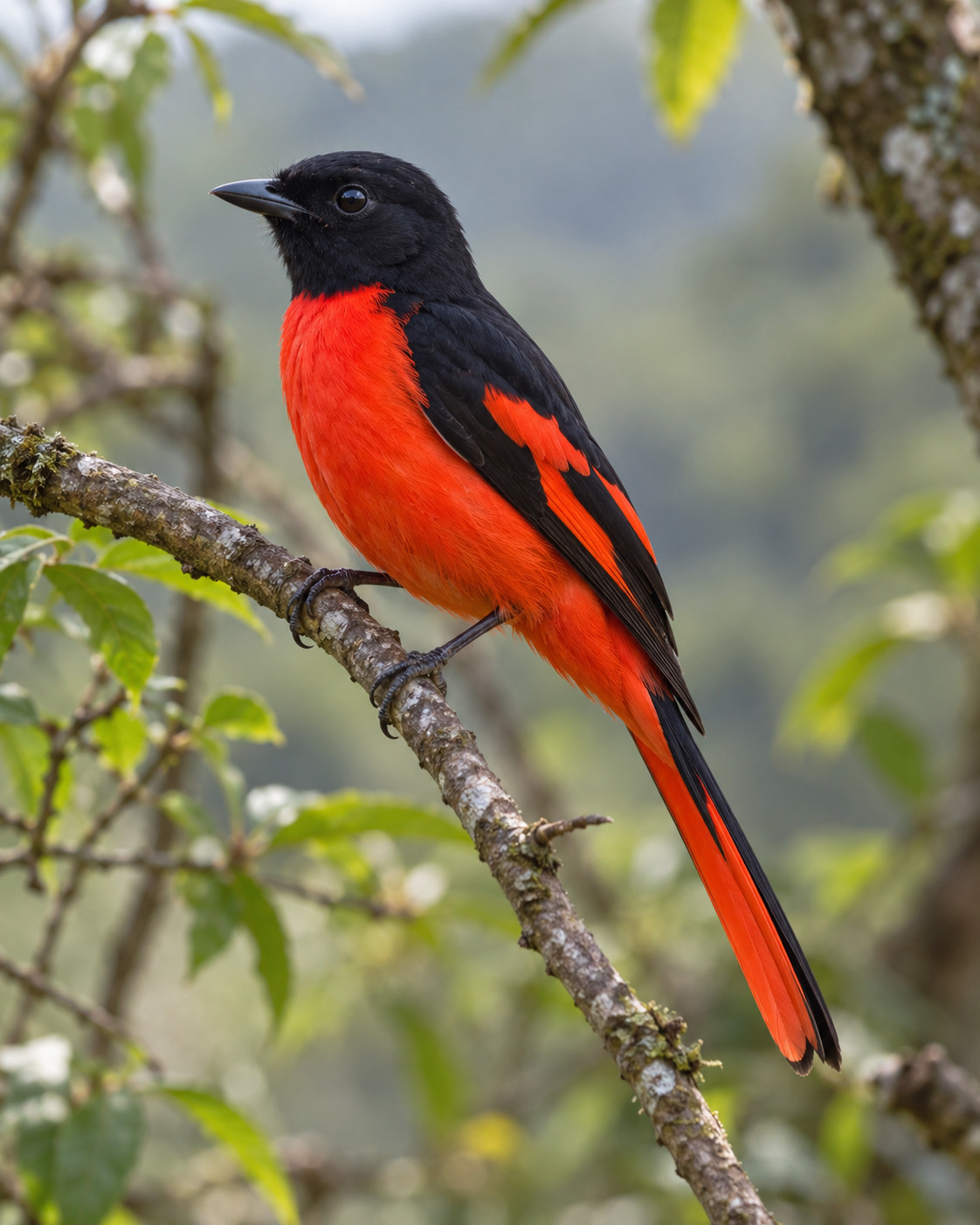 Scarlet Minivet at Blackberry Hills