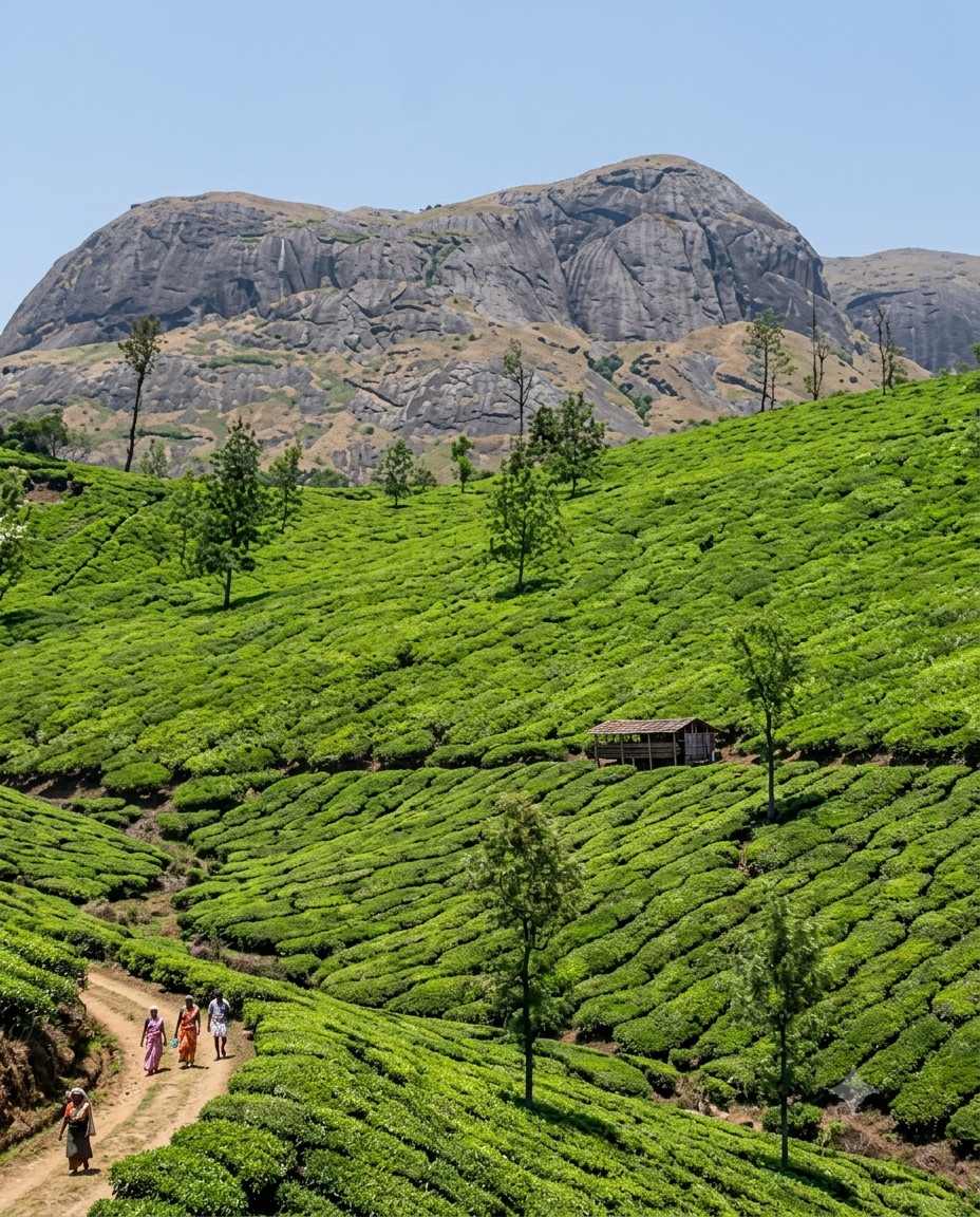 Anamudi Shola landscape near Munnar