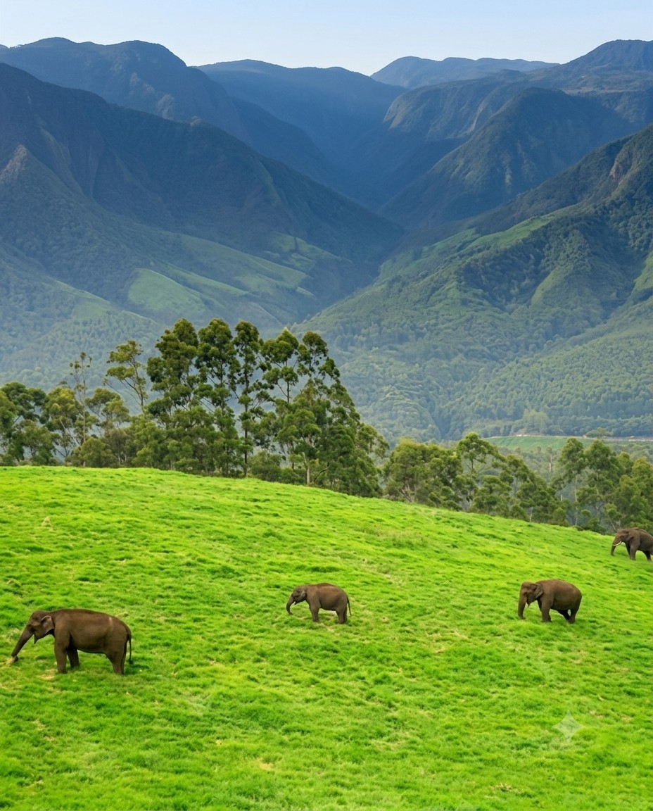 Mathikettan Shola National Park near Munnar
