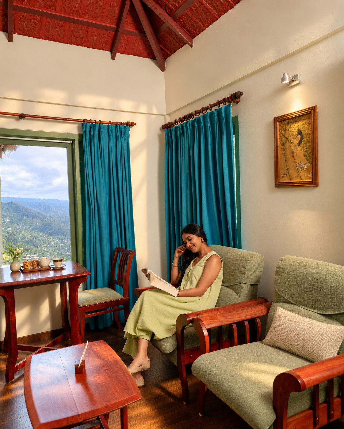 Valley View Jacuzzi Retreat at Blackberry Hills Munnar